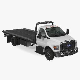 3D Ford F650 Tow Truck 2019 model